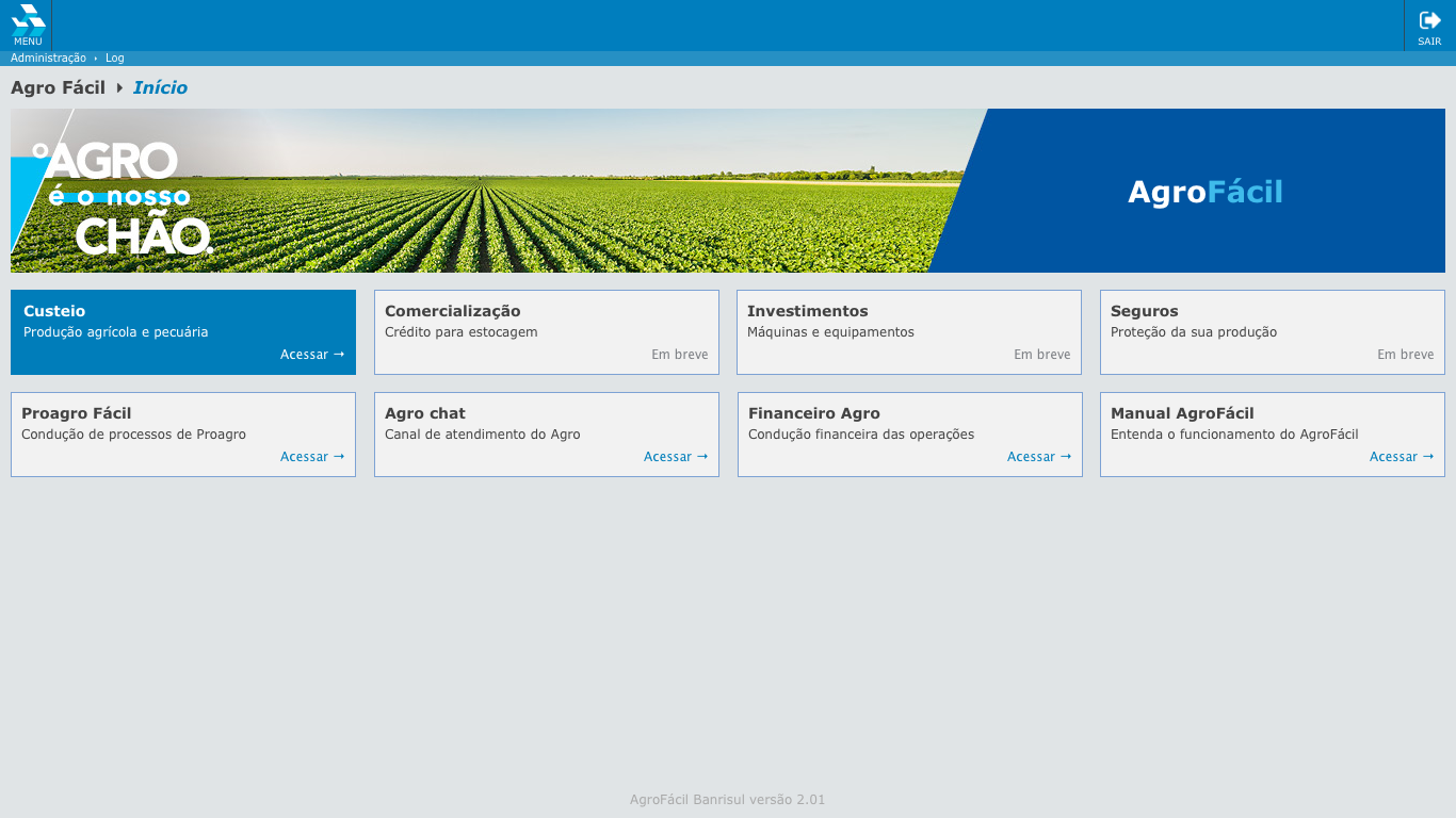 AgroFácil Home Page